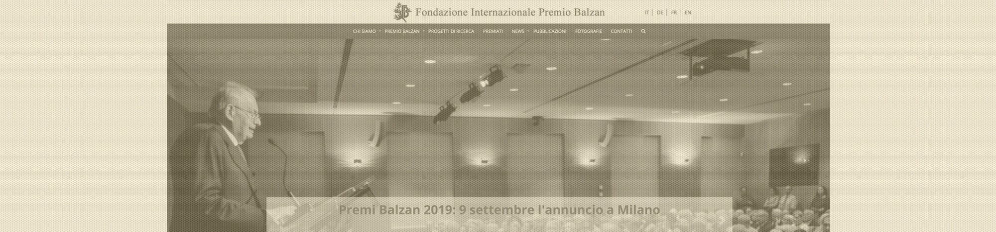 fondazione internazionale balzan